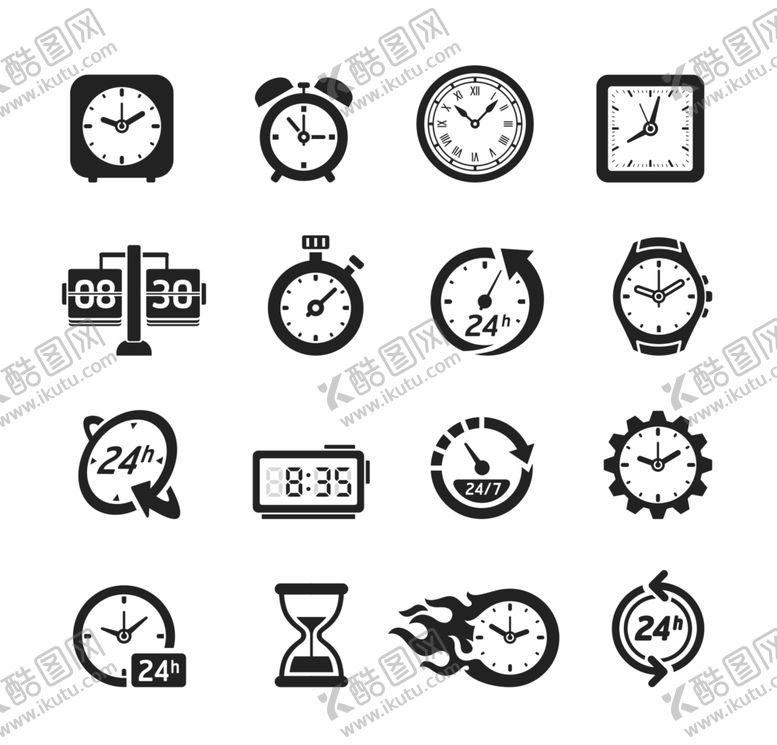 编号：72025909200817376858【酷图网】源文件下载-时钟