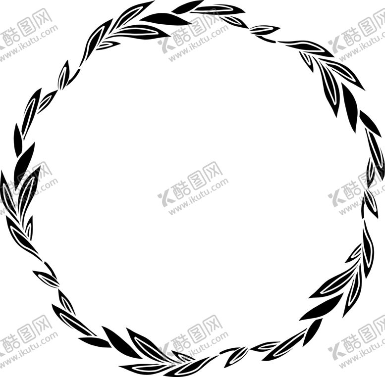 编号：97366106232246452881【酷图网】源文件下载-圆形花环