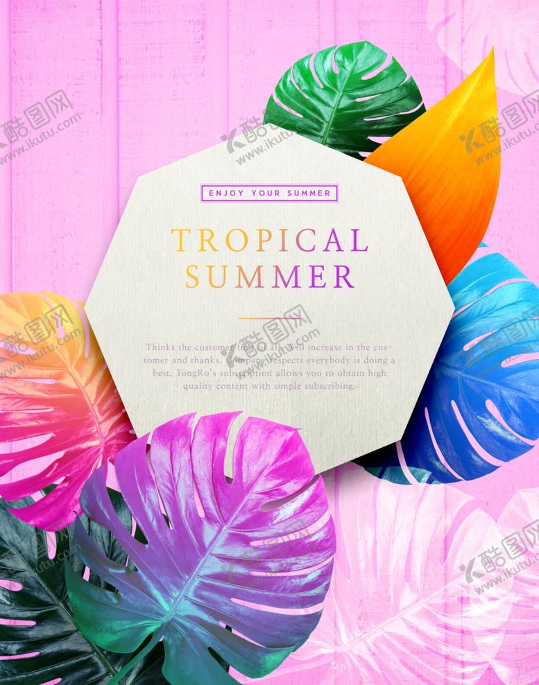 编号：17064610312219292216【酷图网】源文件下载-夏季海报