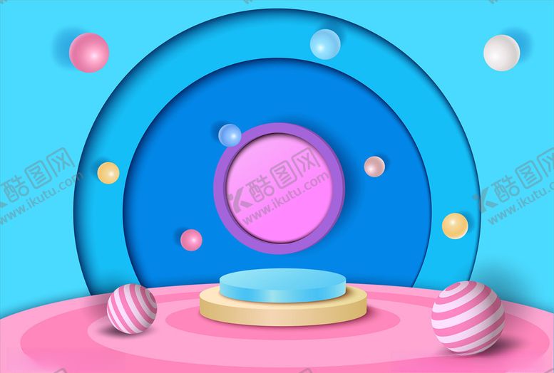 编号：94111710020519249289【酷图网】源文件下载-蓝色几何背景