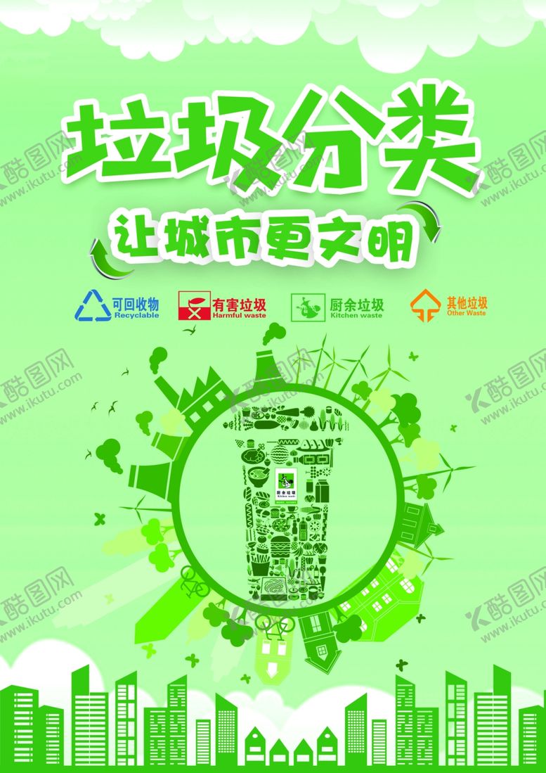 编号：12980905190328382847【酷图网】源文件下载-垃圾分类