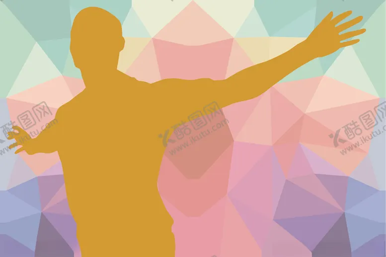 编号：64525109251022056725【酷图网】源文件下载-运动员剪影