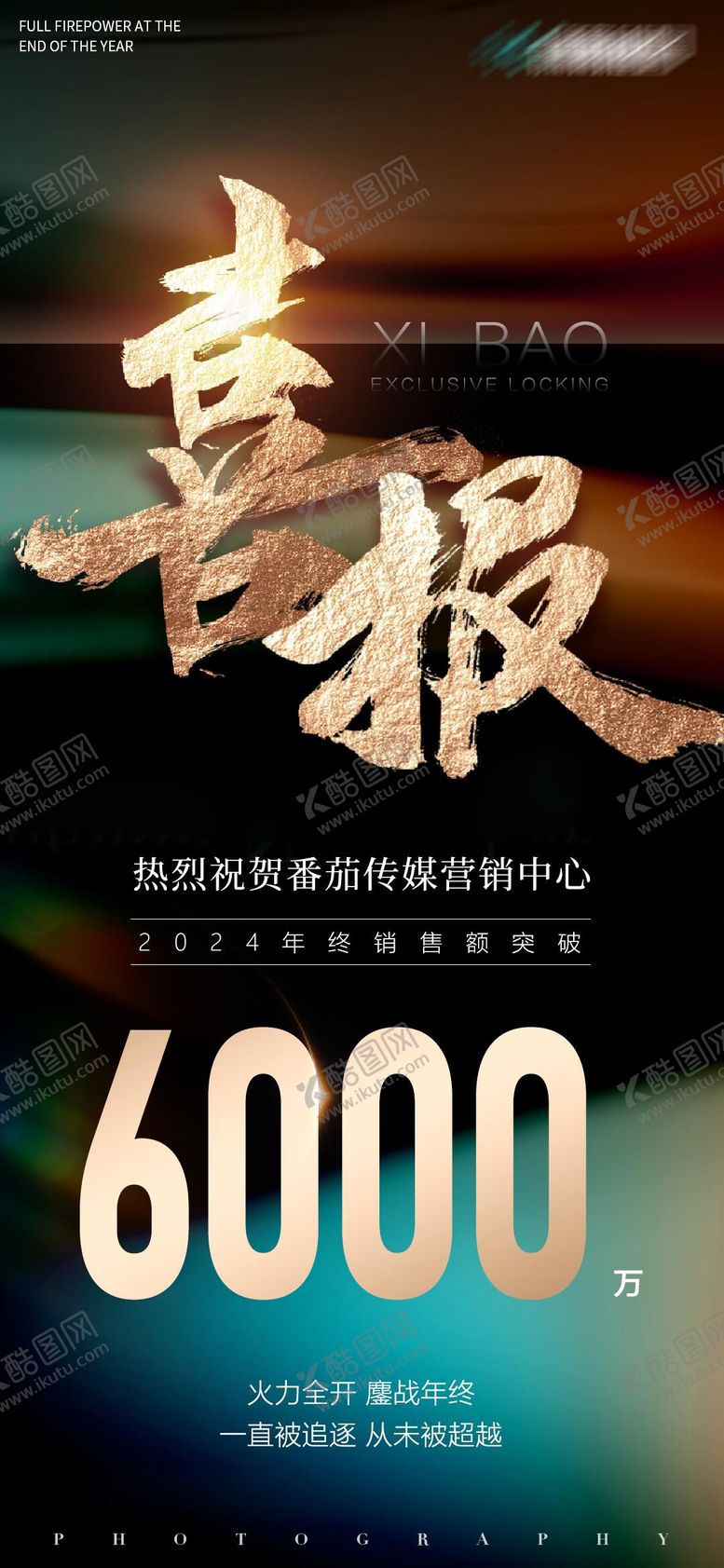 编号：50690912220330196901【酷图网】源文件下载-地产质感黑金活动喜报战报海报