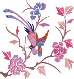 鸟语花香刺绣
