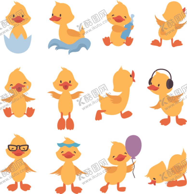 编号：84372309261501344893【酷图网】源文件下载-小黄鸭