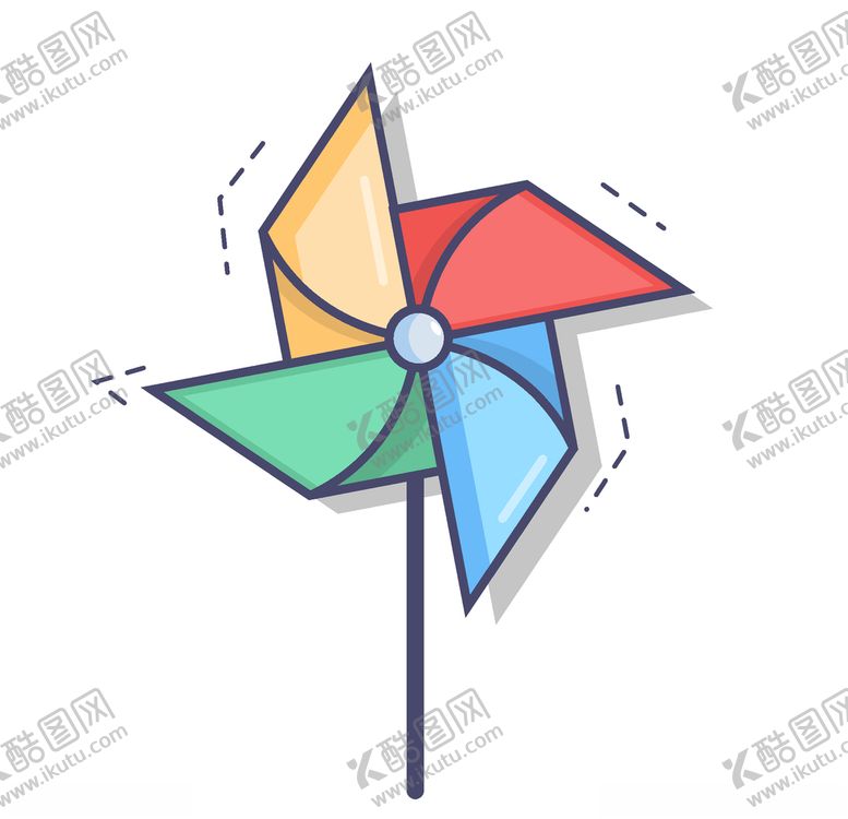 编号：70618010260625495667【酷图网】源文件下载-卡通风车
