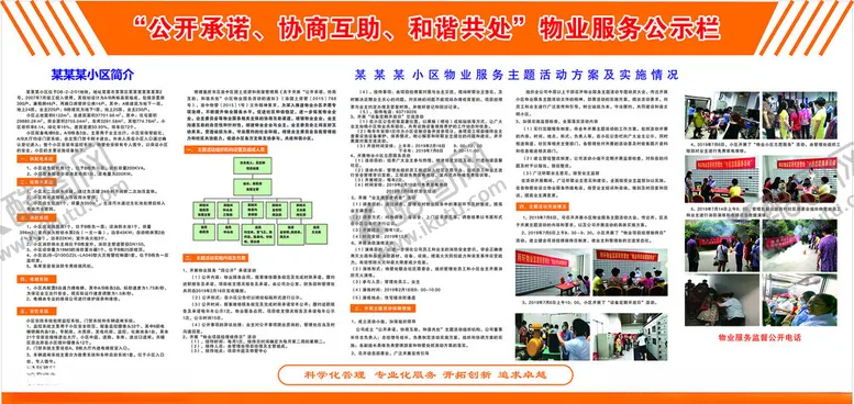 编号：88317202142131135787【酷图网】源文件下载-物业服务公示栏