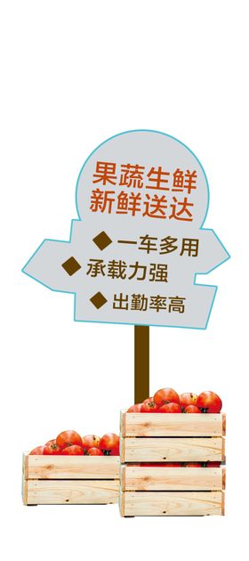 水果超市立牌
