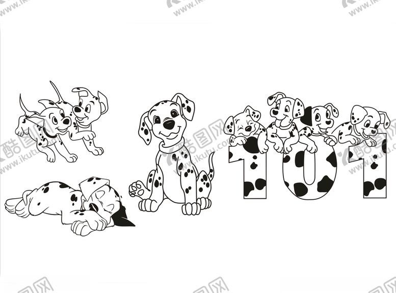 编号：87023009152312193954【酷图网】源文件下载-斑点狗