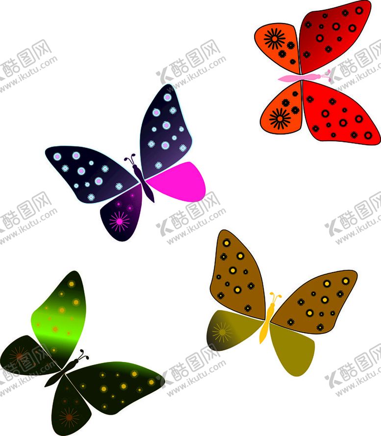 编号：44655201252115007532【酷图网】源文件下载-蝴蝶
