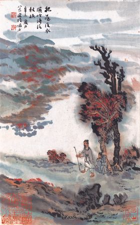 水墨传统国画山水