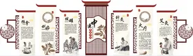 中医文化花边古代边框素材