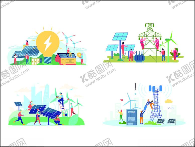 编号：85050709141426297336【酷图网】源文件下载-环保主题插画场景展示