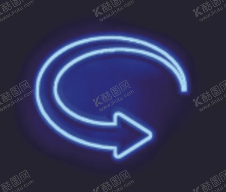 编号：61076606290403218818【酷图网】源文件下载-霓虹灯箭头