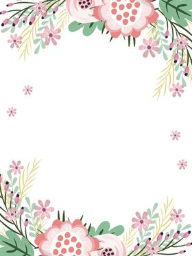 水粉插花海报
