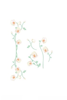 鲜花印花