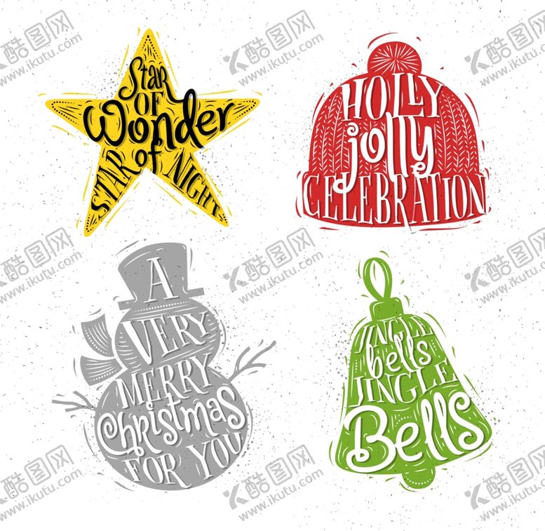 编号：78829610041724347096【酷图网】源文件下载-圣诞节创意图案装饰