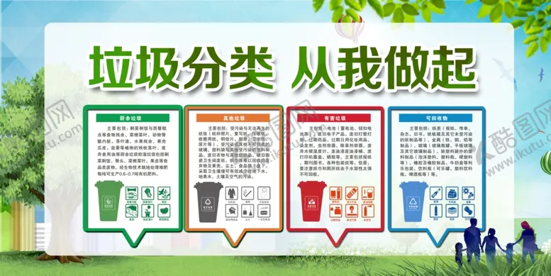 编号：74855706170851517846【酷图网】源文件下载-垃圾分类从我做起