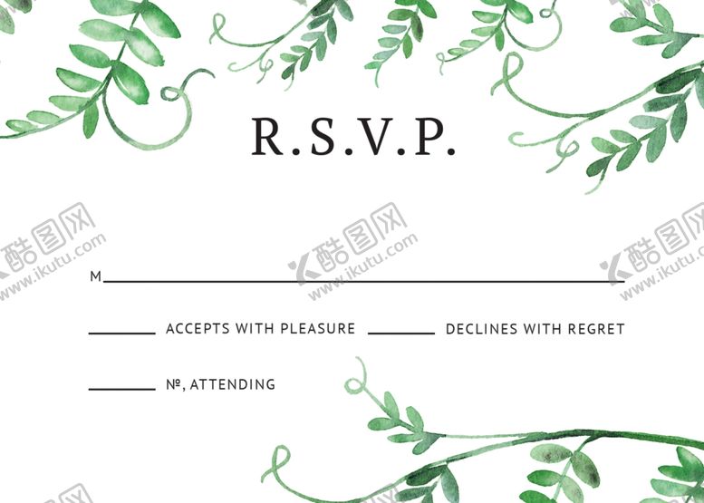 编号：18993510290811538680【酷图网】源文件下载-小清新邀请函背景