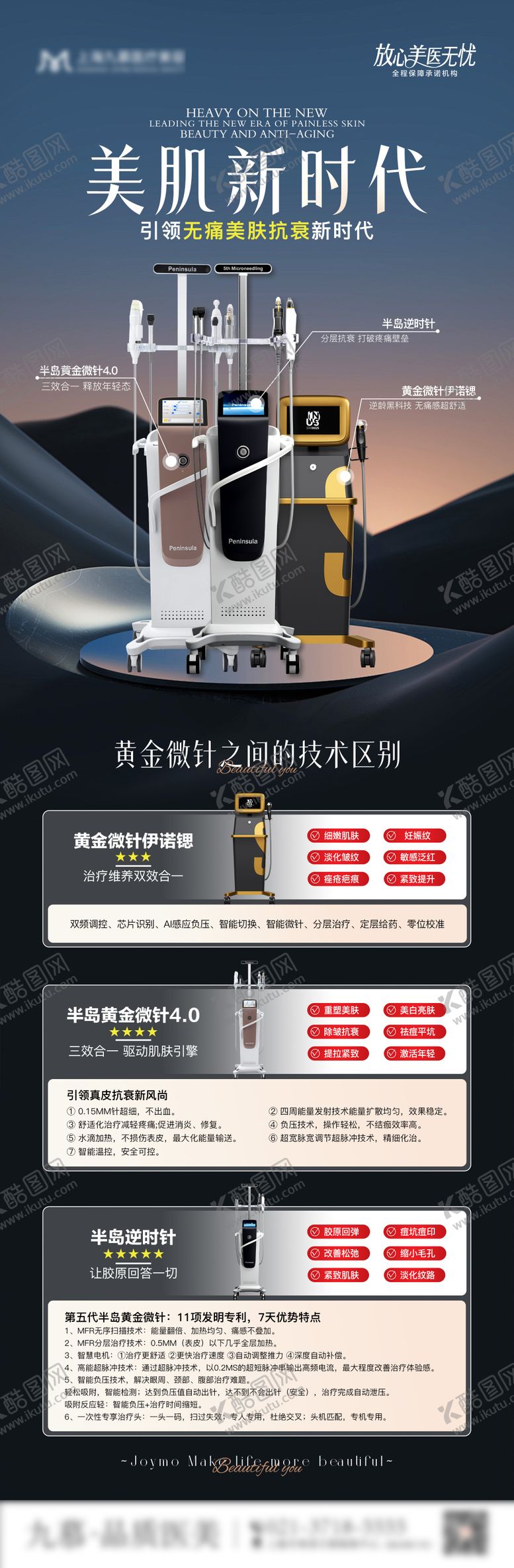 编号：21266606151515325667【酷图网】源文件下载-医美仪器科普长图