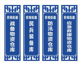 仓库门牌