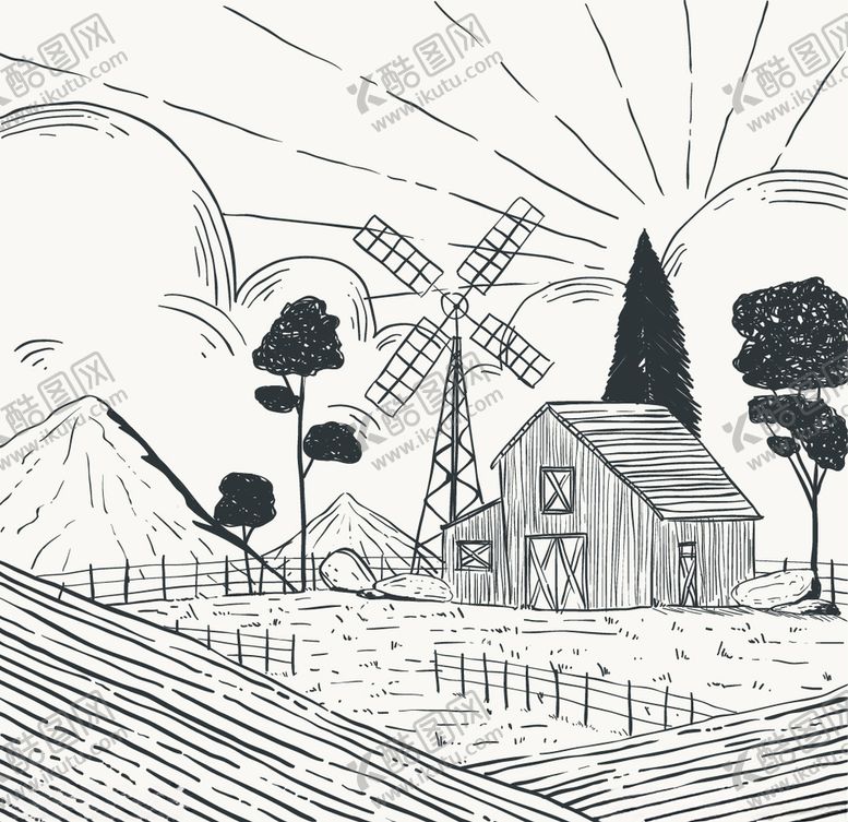 编号：34319110060822443602【酷图网】源文件下载-农场