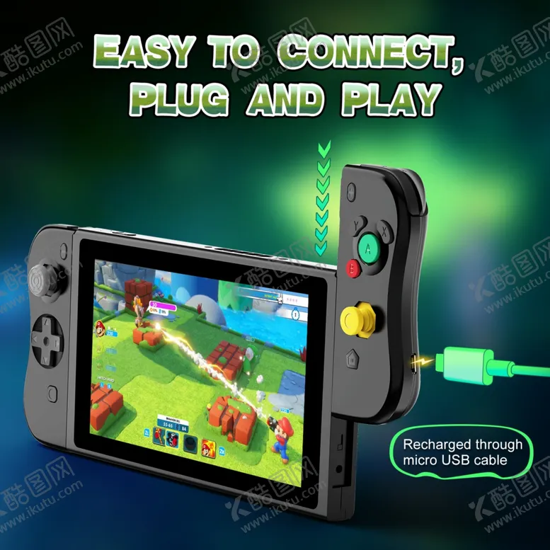 编号：89754604190741471578【酷图网】源文件下载-JoyCon手柄充电