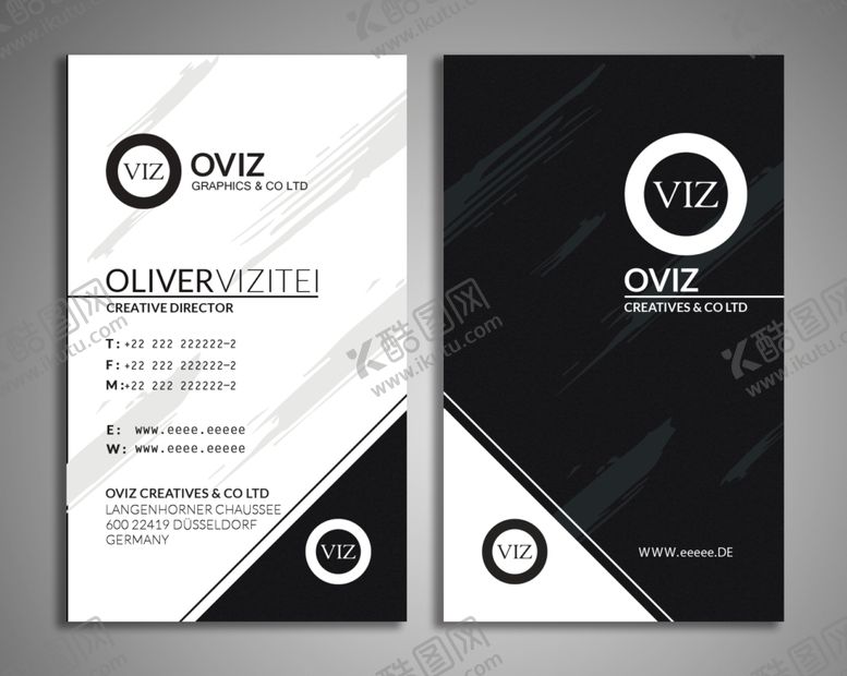 编号：41907710140549089897【酷图网】源文件下载-简约名片