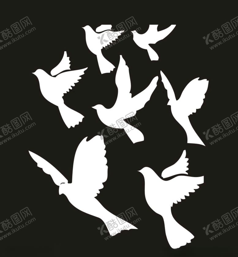 编号：16234310210435052317【酷图网】源文件下载-和平鸽子