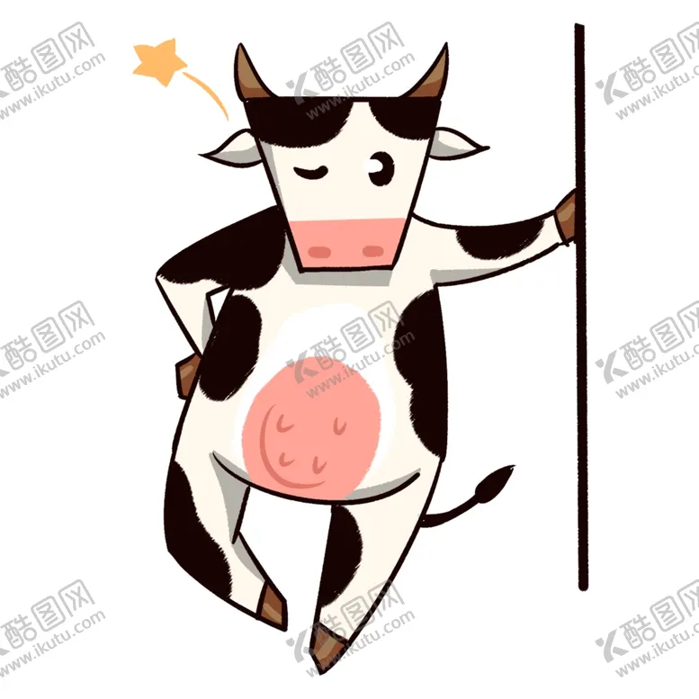 编号：42967602201529587688【酷图网】源文件下载-卡通手绘牛