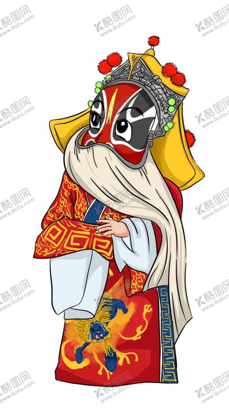 编号：91731110190101447710【酷图网】源文件下载-戏曲人物PNG 戏曲元素 京剧
