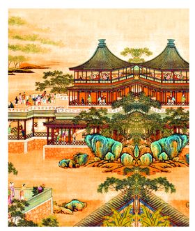 古代餐饮插画