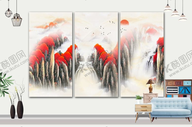 编号：60661404092134345505【酷图网】源文件下载-山水画