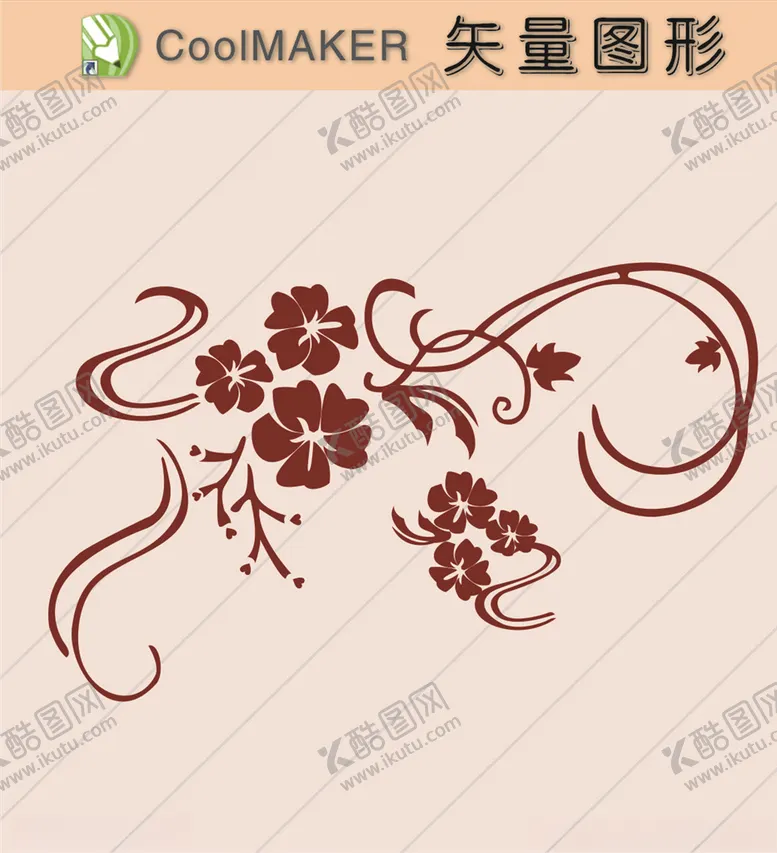 编号：44803806271816054138【酷图网】源文件下载-花草剪纸花草壁纸简洁手绘