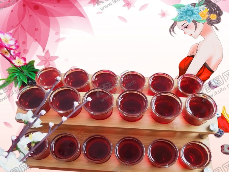 编号：80827806301319425606【酷图网】源文件下载-玫瑰花酒