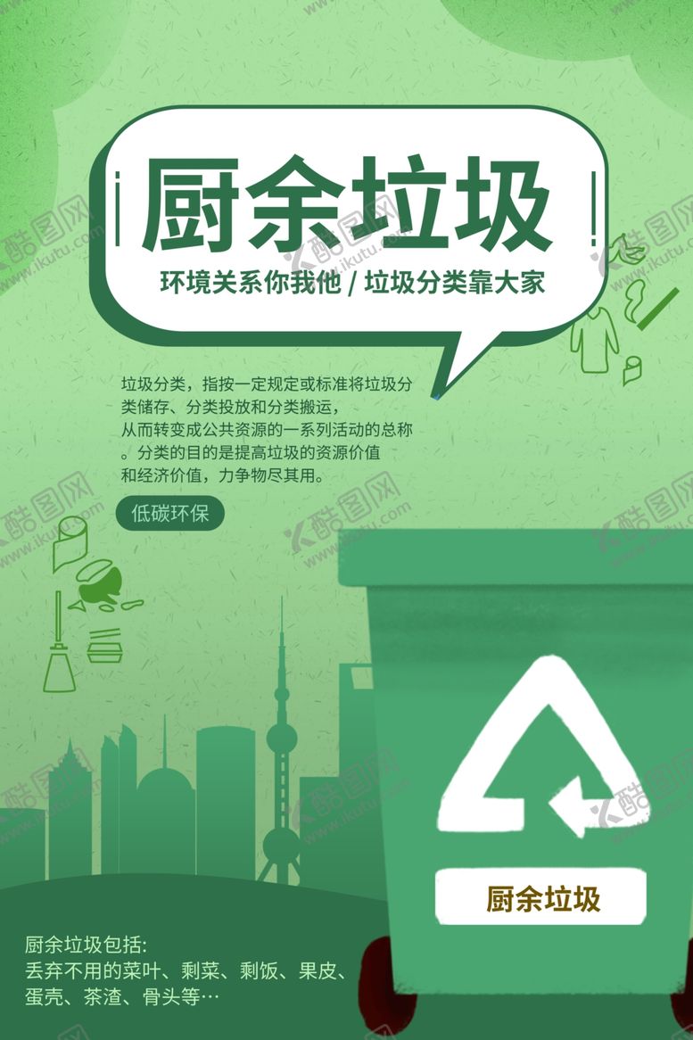 编号：45548010300212187187【酷图网】源文件下载-垃圾分类