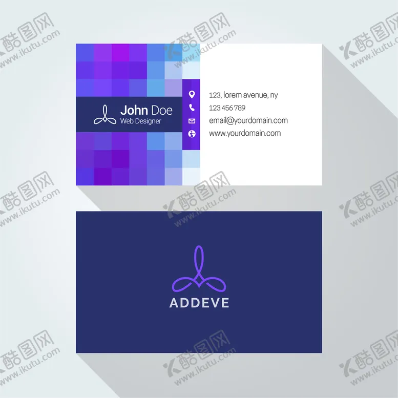 编号：61874010070256423107【酷图网】源文件下载-时尚名片