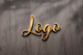 logo样机海报银色标志设计VI模版