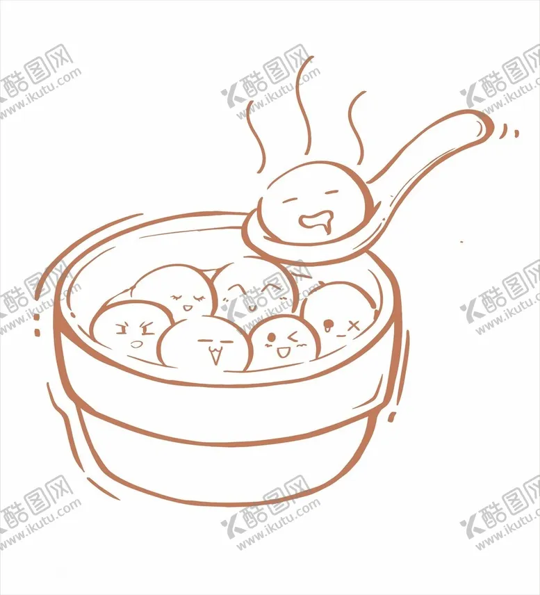 编号：73652202252126389799【酷图网】源文件下载-汤圆