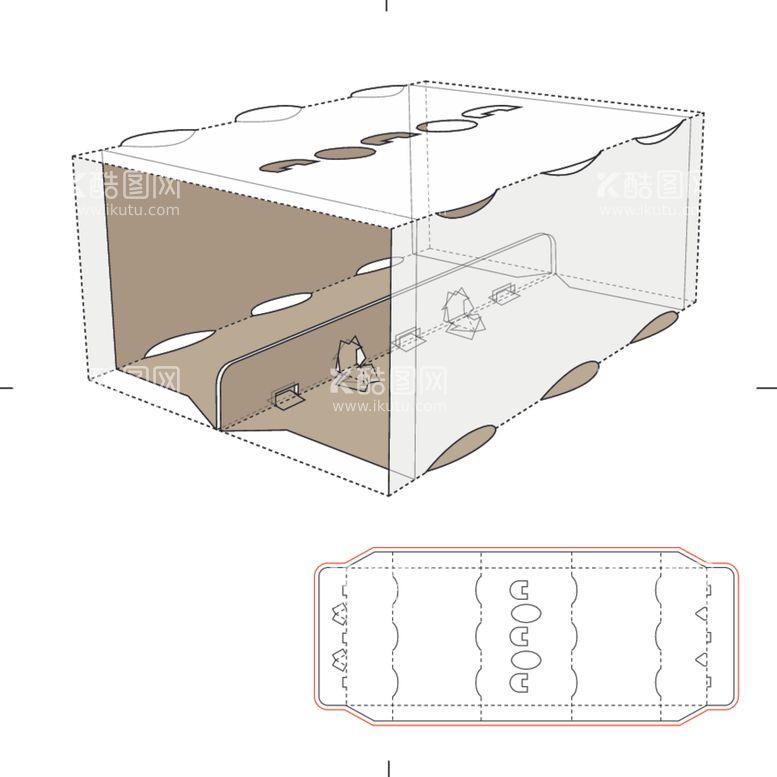 编号：94093012151852515529【酷图网】源文件下载-包装盒立体展开图