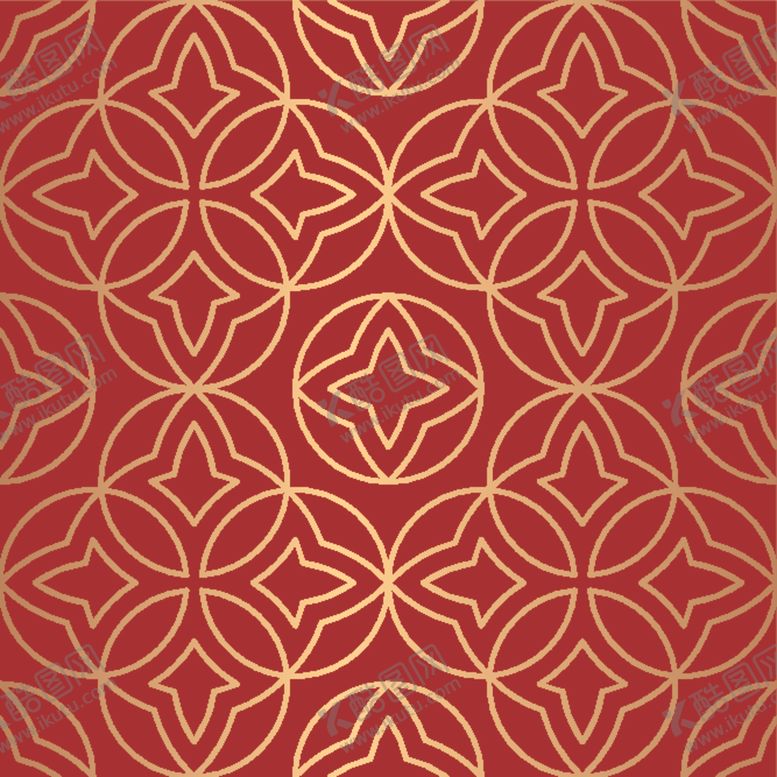 编号：29276209241647244457【酷图网】源文件下载-奢华风格的金色东方无缝图案