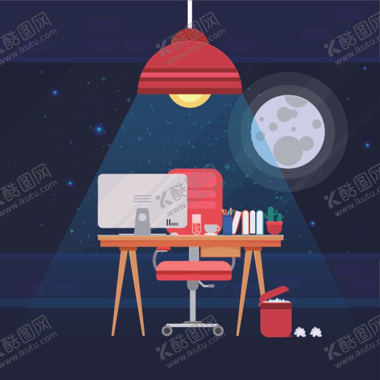编号：78269210062106449775【酷图网】源文件下载-办公桌插图