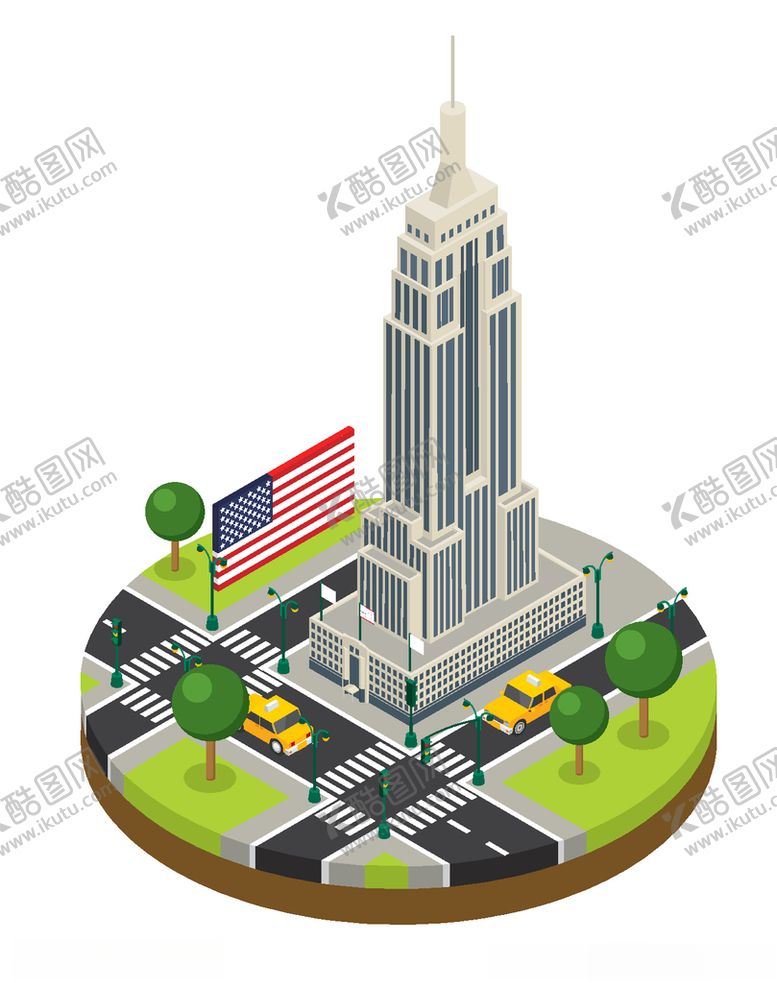 编号：70359209172156286700【酷图网】源文件下载-立体创意城市建筑物图案