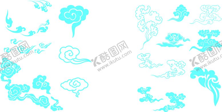 编号：31028410070559286718【酷图网】源文件下载-古典云纹素材