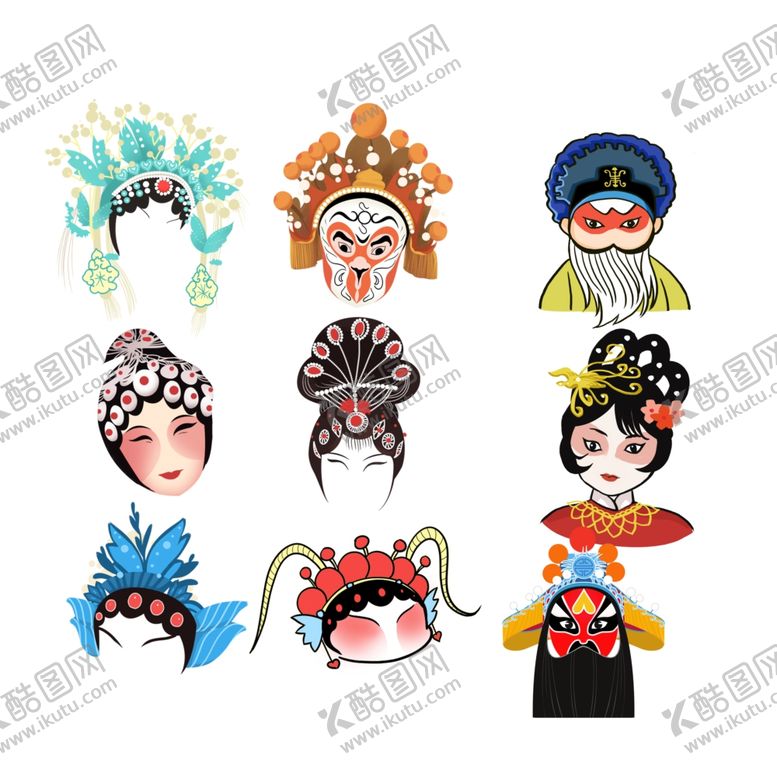 编号：72112409162056094953【酷图网】源文件下载-京剧png