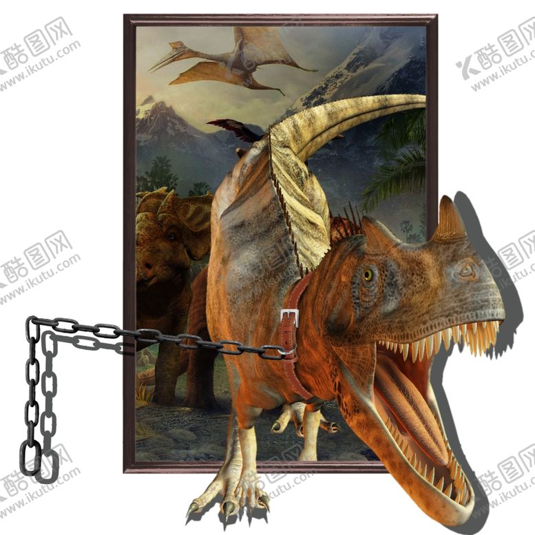 编号：62648209092132191967【酷图网】源文件下载-3D恐龙