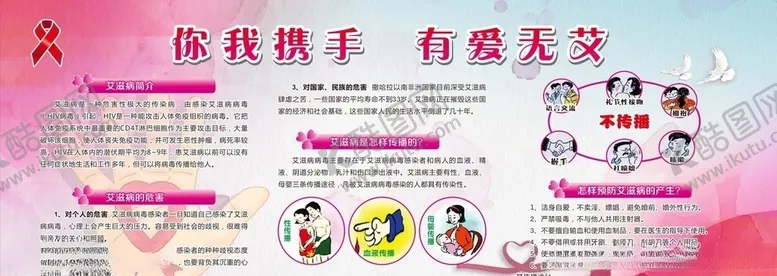 编号：37077006281446519432【酷图网】源文件下载-防艾宣传
