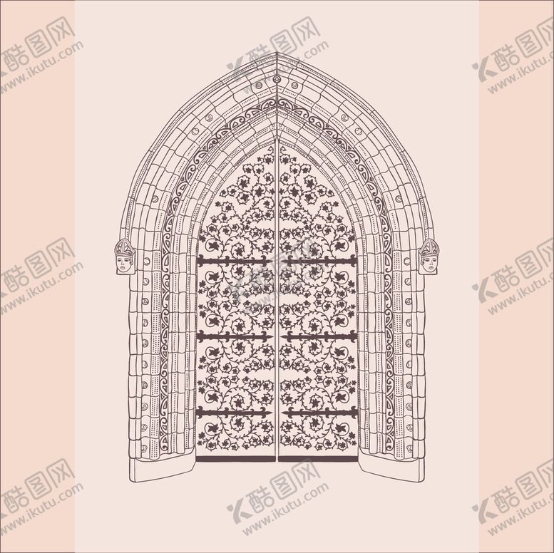 编号：98013610041248509829【酷图网】源文件下载-巴洛克风格装饰图案