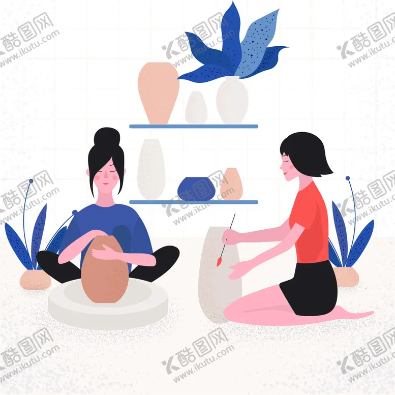 编号：54041210161339162775【酷图网】源文件下载-制作陶器
