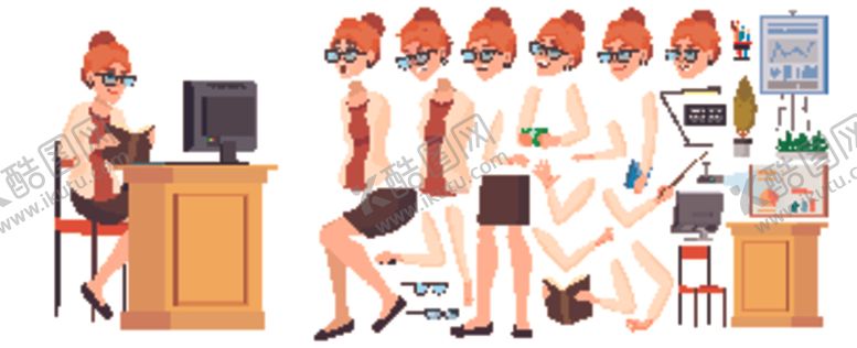 编号：91823810282110337176【酷图网】源文件下载-人物插画